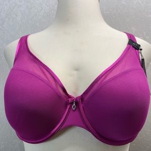 NWT Curvy Couture mesh push up bra